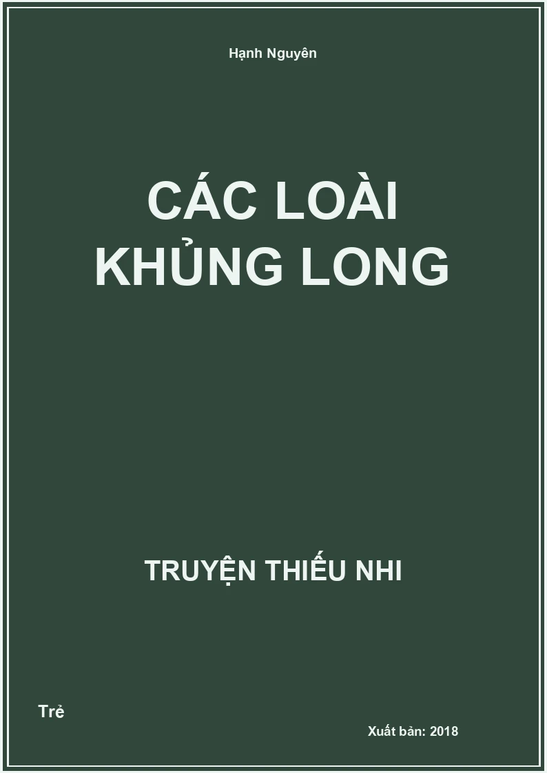 Các Loài Khủng Long