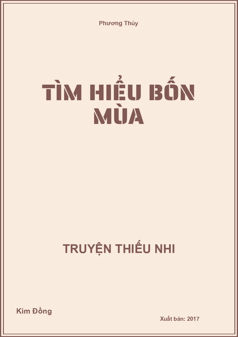 Tìm Hiểu Bốn Mùa