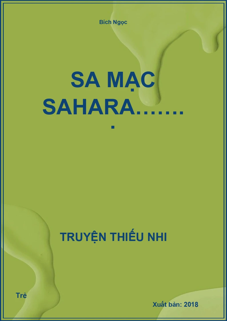 Sa Mạc Sahara……..