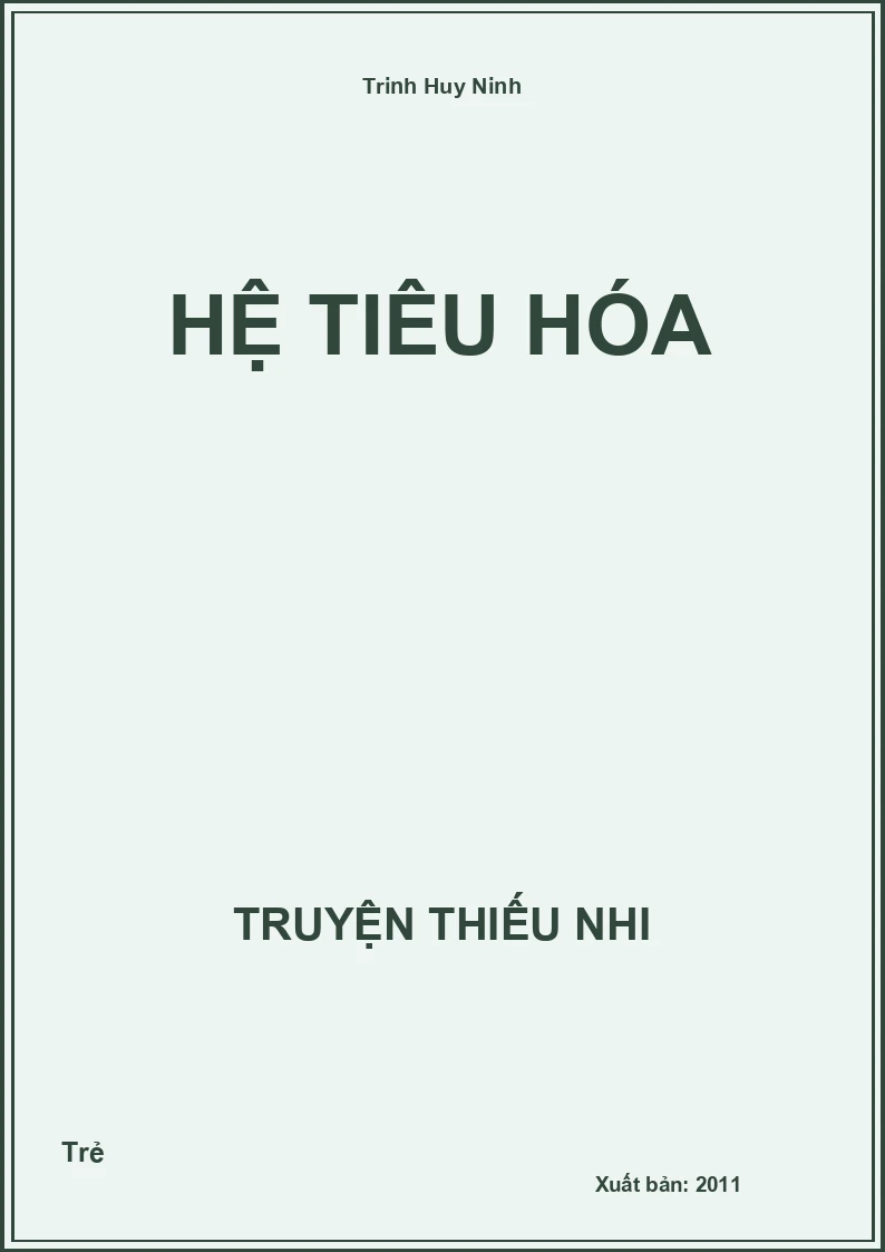 Hệ Tiêu Hóa