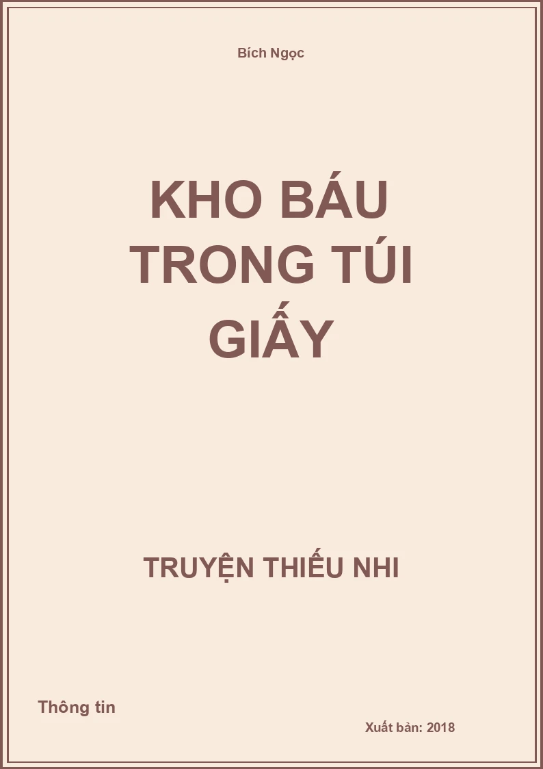 Kho Báu Trong Túi Giấy