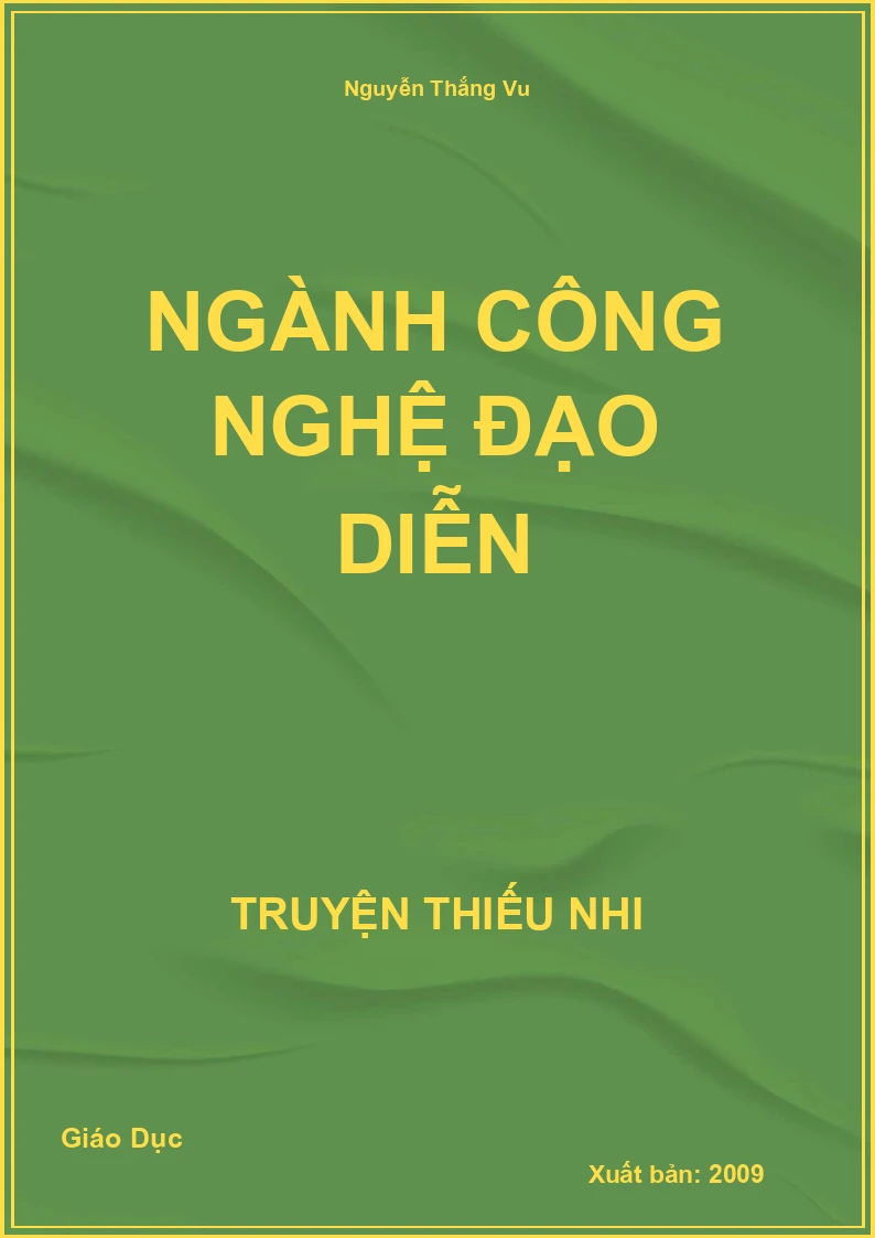 Ngành Công Nghệ Đạo Diễn