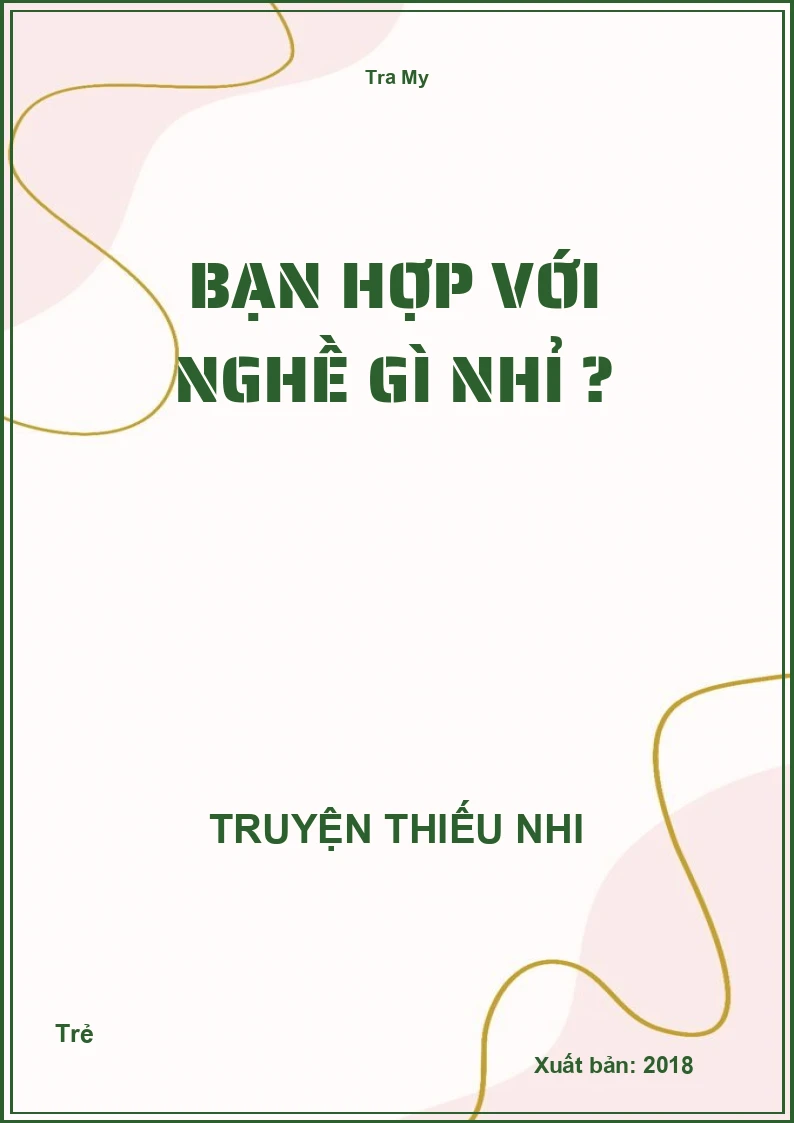 Bạn Hợp Với Nghề Gì Nhỉ ?