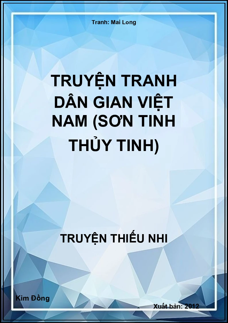 Truyện Tranh Dân Gian Việt Nam (Sơn Tinh Thủy Tinh)