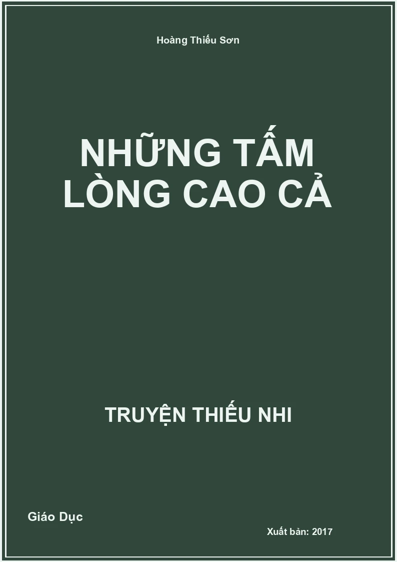 Những Tấm Lòng Cao Cả