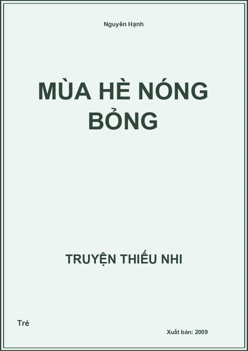 Mùa Hè Nóng Bỏng