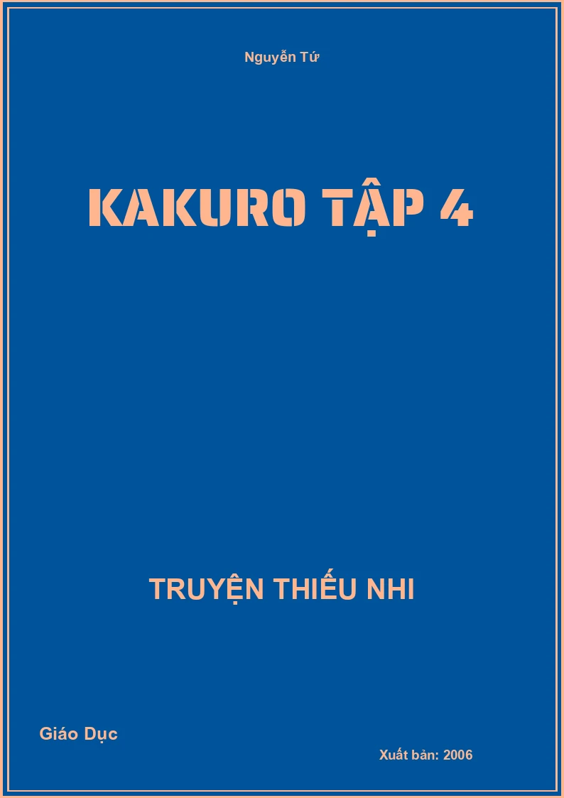 Kakuro Tập 4