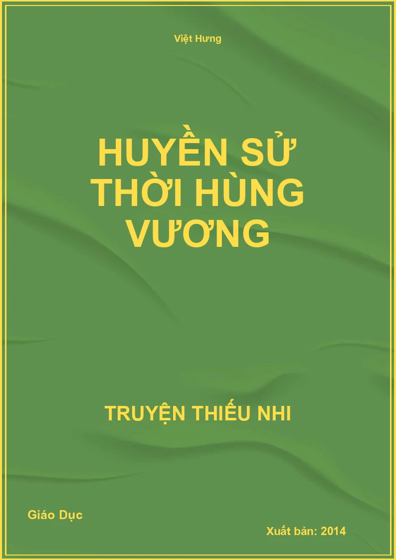 Huyền Sử Thời Hùng Vương