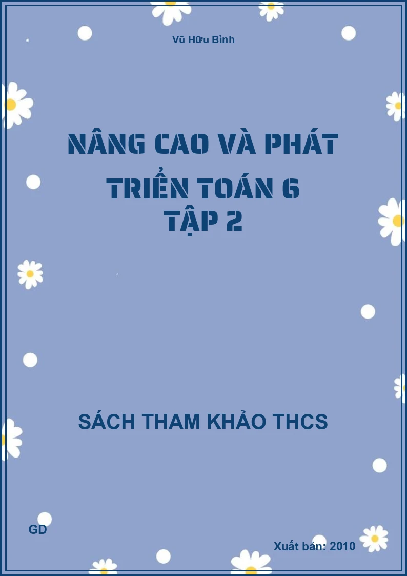 Nâng cao và phát triển Toán 6 Tập 2