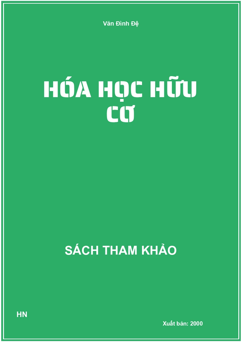Hóa học hữu cơ