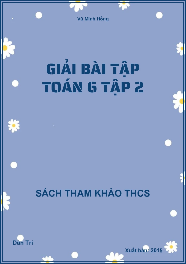 Giải bài tập Toán 6 Tập 2