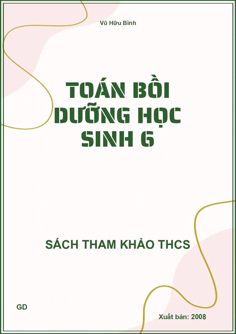 Toán bồi dưỡng học sinh 6