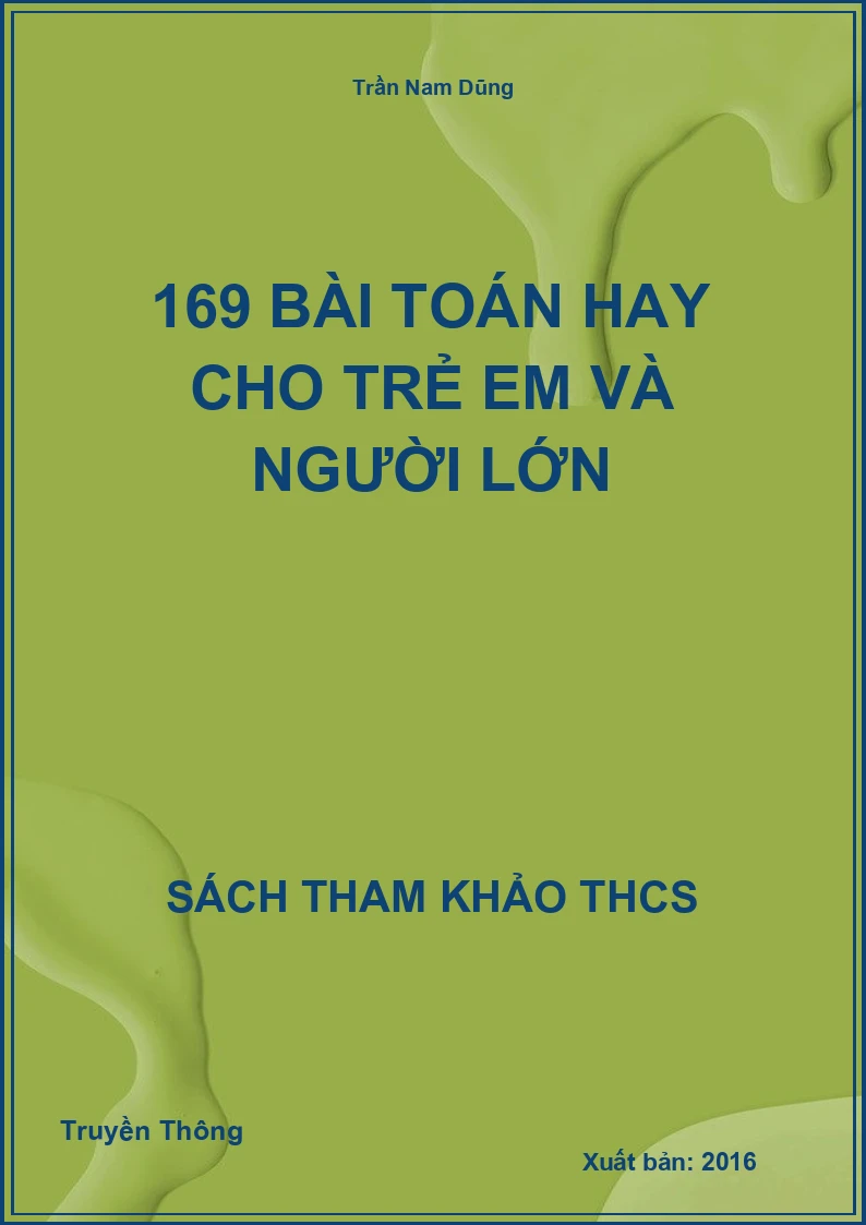 169 bài Toán hay cho trẻ em và người lớn