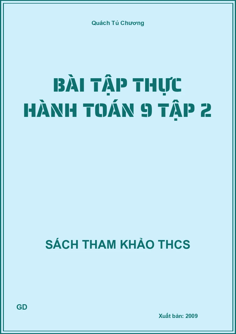 Bài tập thực hành Toán 9 Tập 2