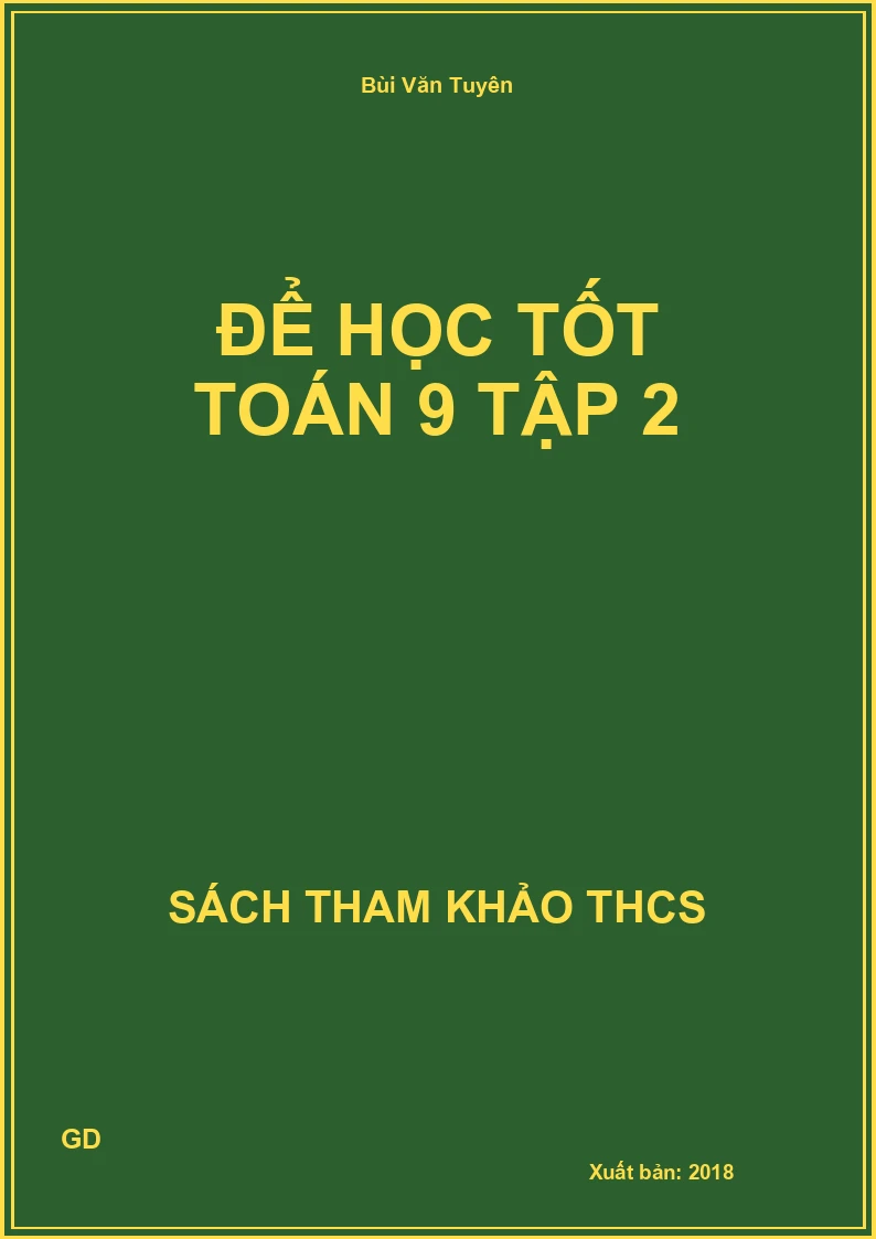 Để học tốt Toán 9 Tập 2