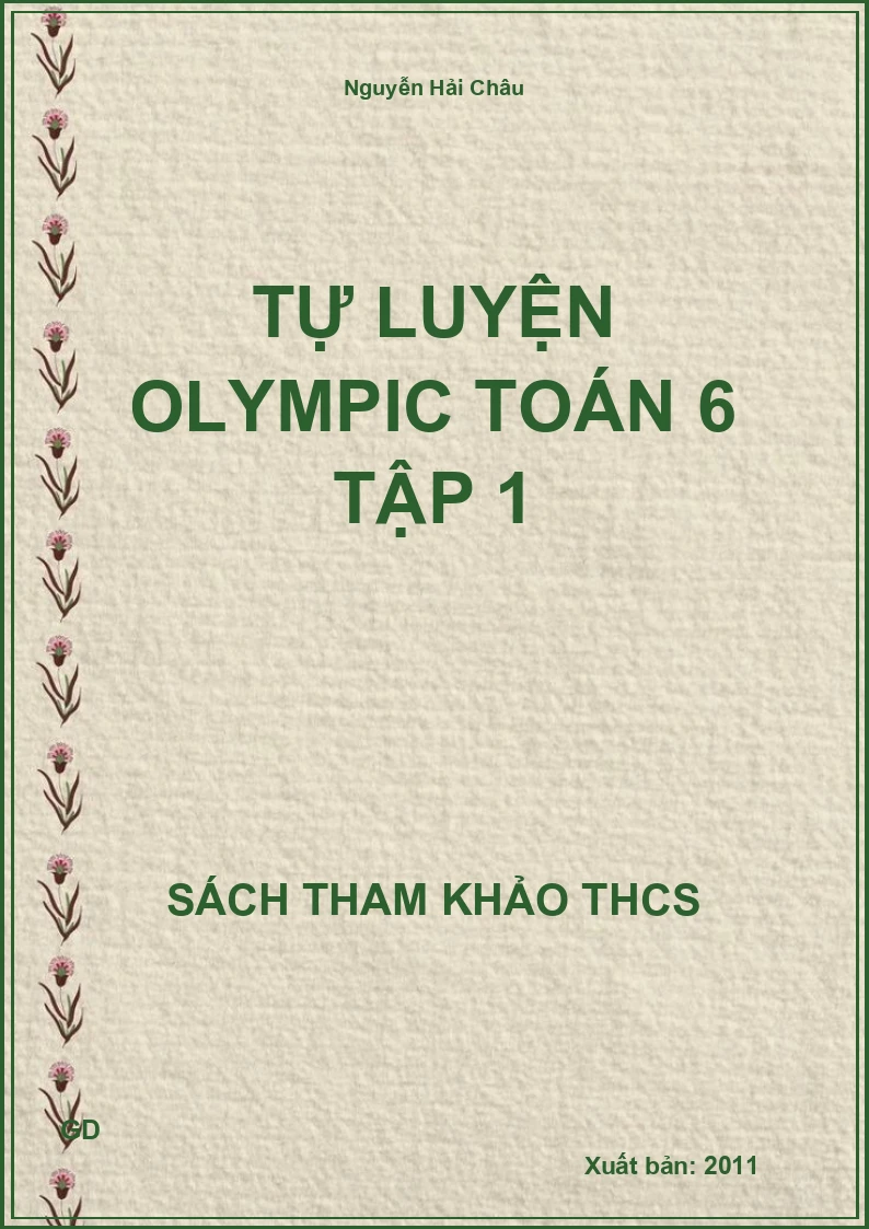 Tự luyện olympic Toán 6 Tập 1
