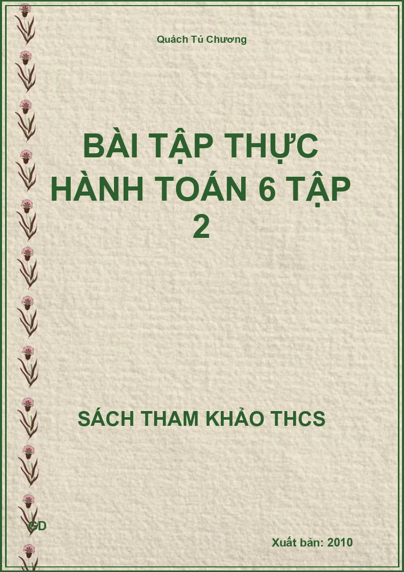 Bài tập thực hành Toán 6 Tập 2