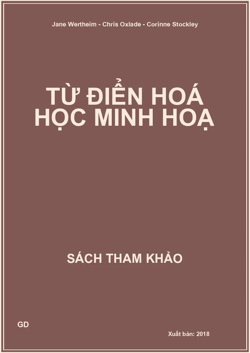 Từ điển hoá học minh hoạ