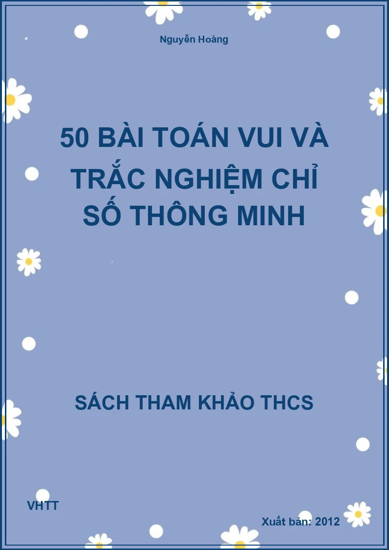 50 bài Toán vui và trắc nghiệm chỉ số thông minh