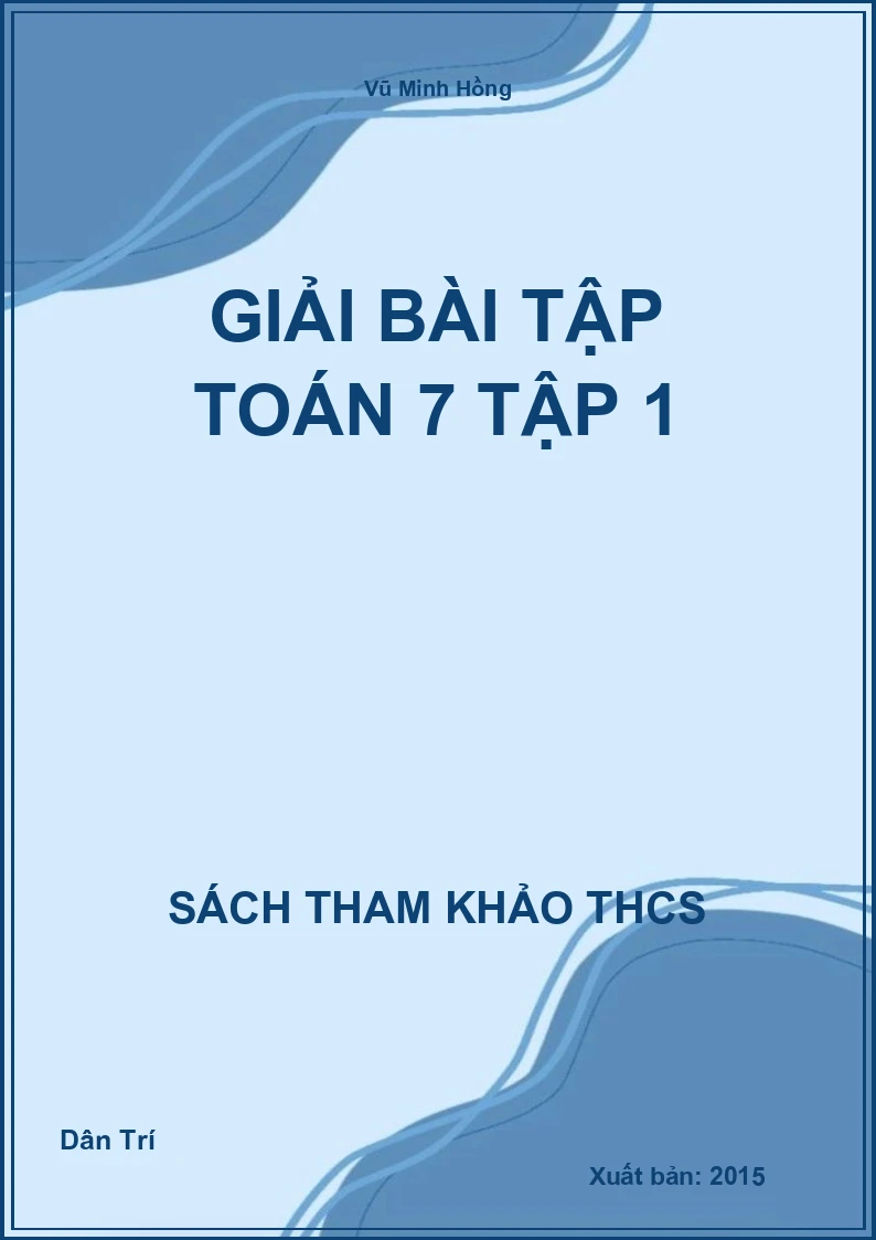 Giải bài tập Toán 7 Tập 1