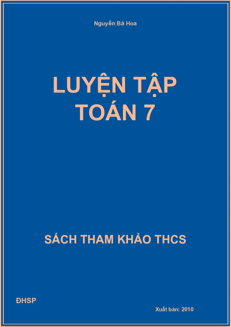 Luyện tập Toán 7