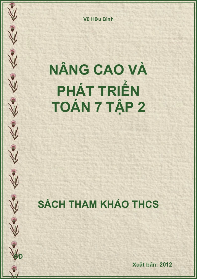 Nâng cao và phát triển Toán 7 Tập 2