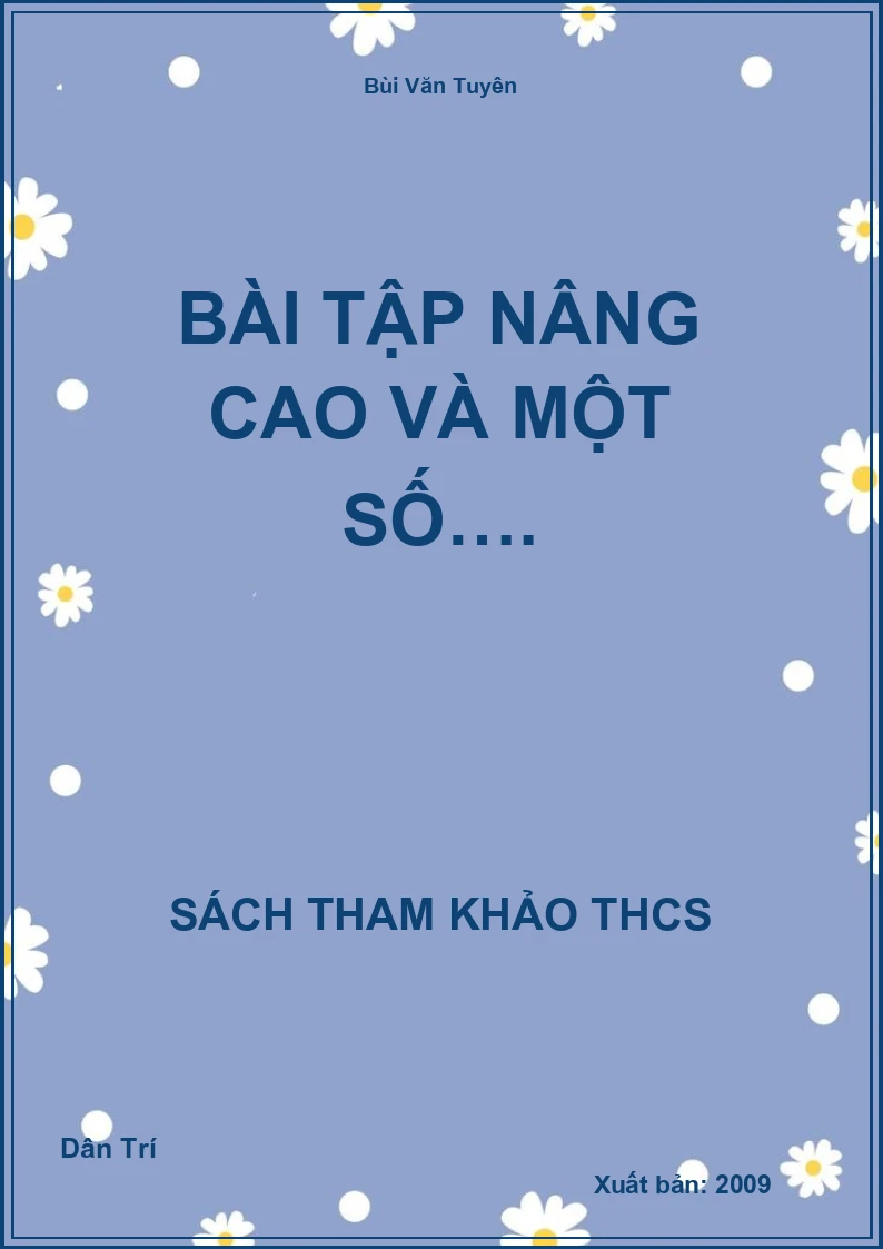 Bài Tập nâng cao và một số….