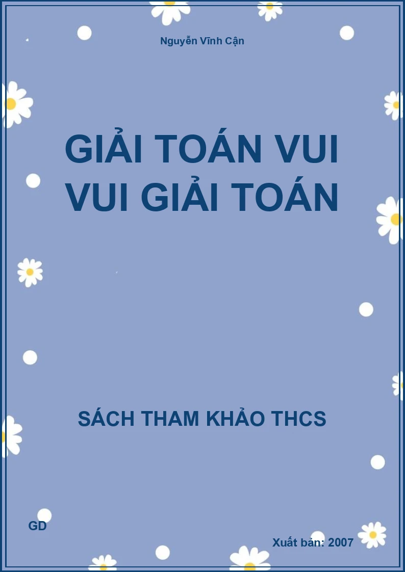 Giải Toán vui vui giải Toán