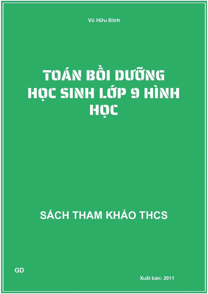 Toán bồi dưỡng học sinh lớp 9 Hình học
