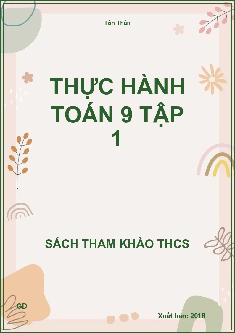 Thực hành Toán 9 Tập 1