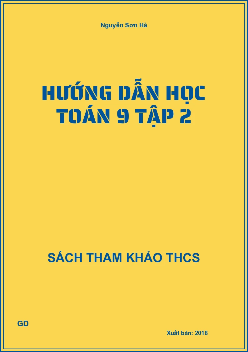 Hướng dẫn học Toán 9 Tập 2