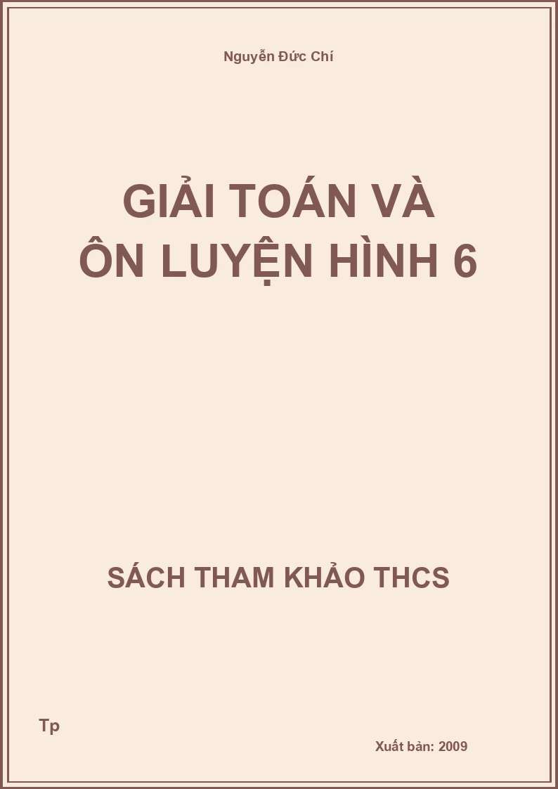 Giải Toán và ôn luyện hình 6