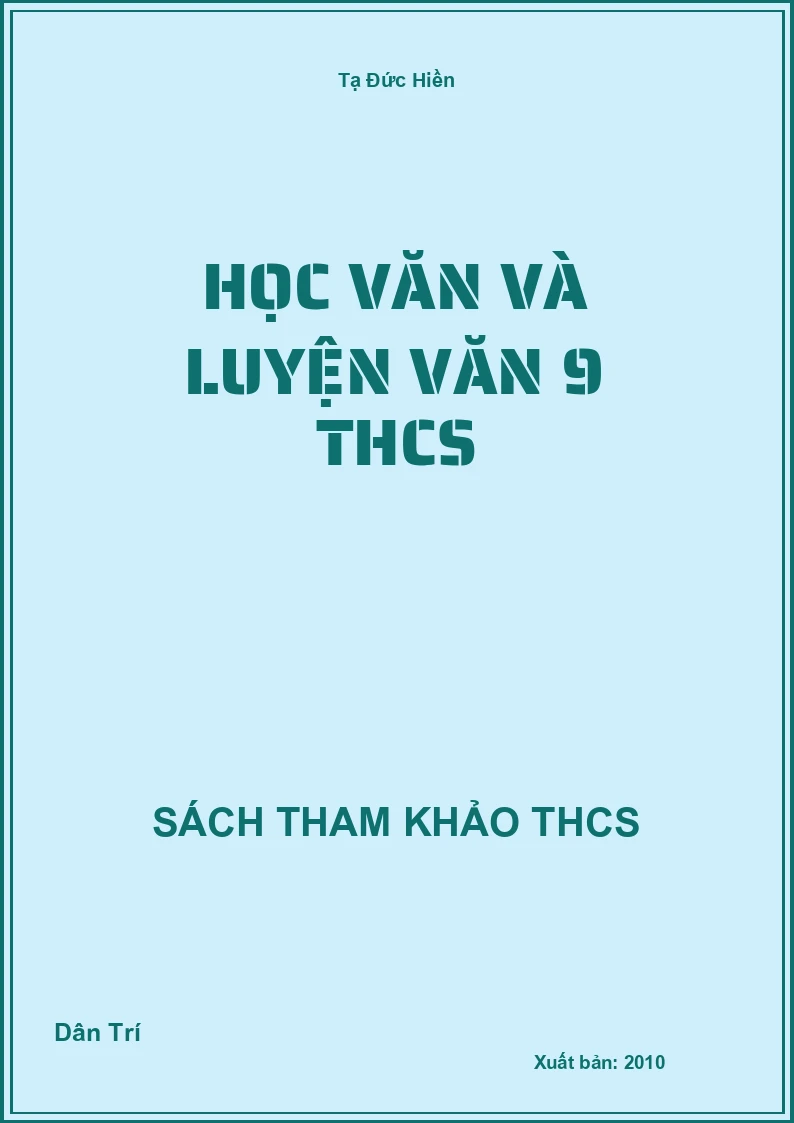 Học văn và luyện văn 9 THCS