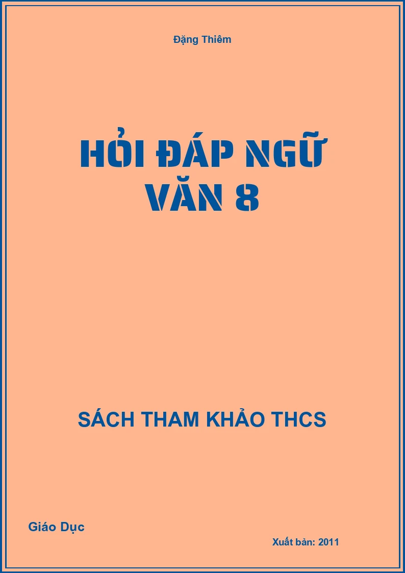 Hỏi đáp ngữ văn 8