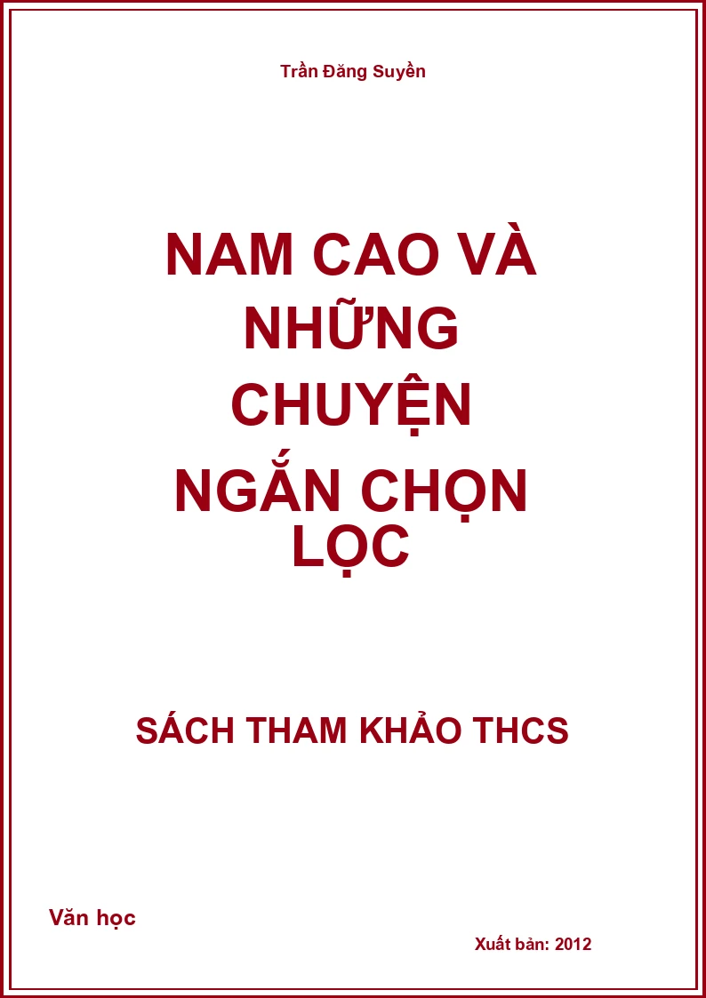Nam Cao và những chuyện ngắn chọn lọc