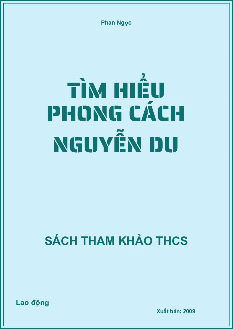 Tìm hiểu phong cách Nguyễn Du