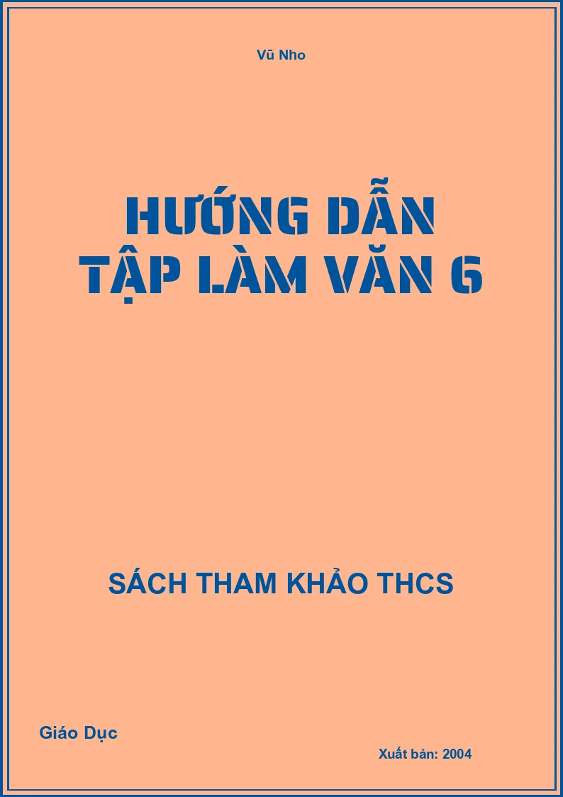 Hướng dẫn tập làm văn 6