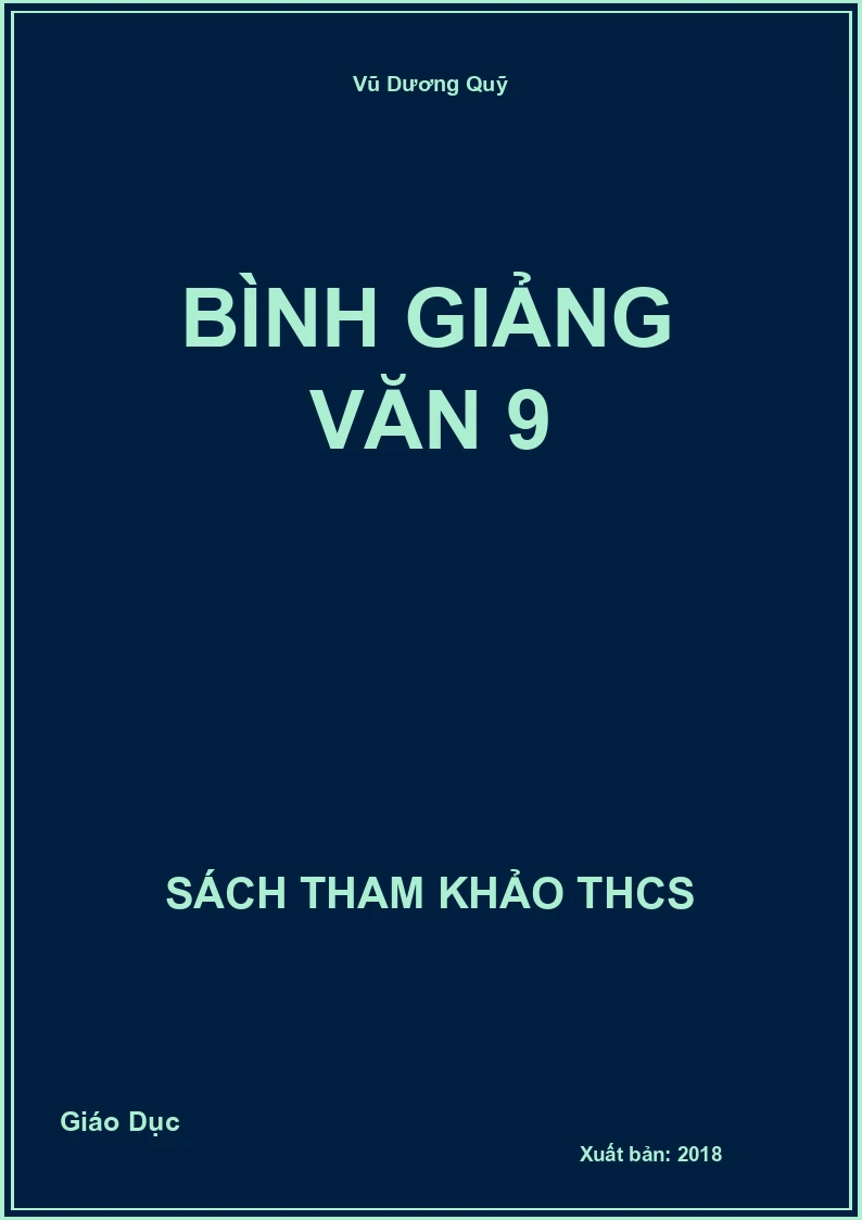 Bình giảng văn 9