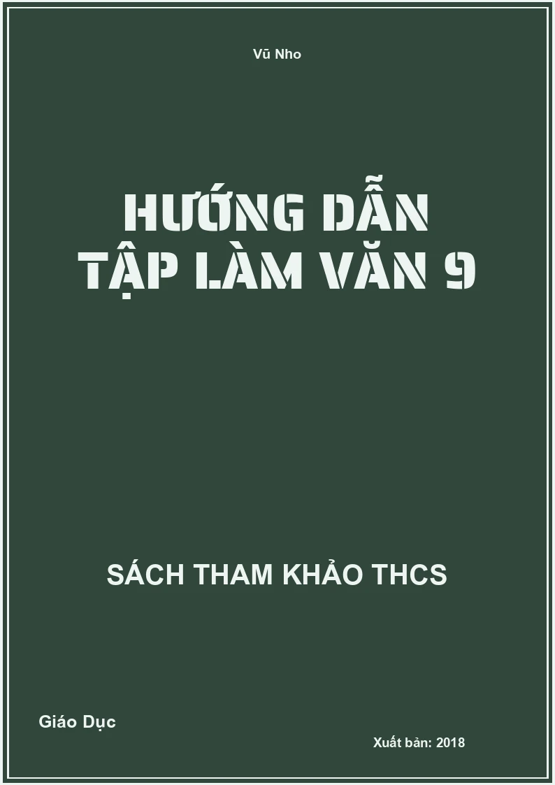 Hướng dẫn tập làm văn 9