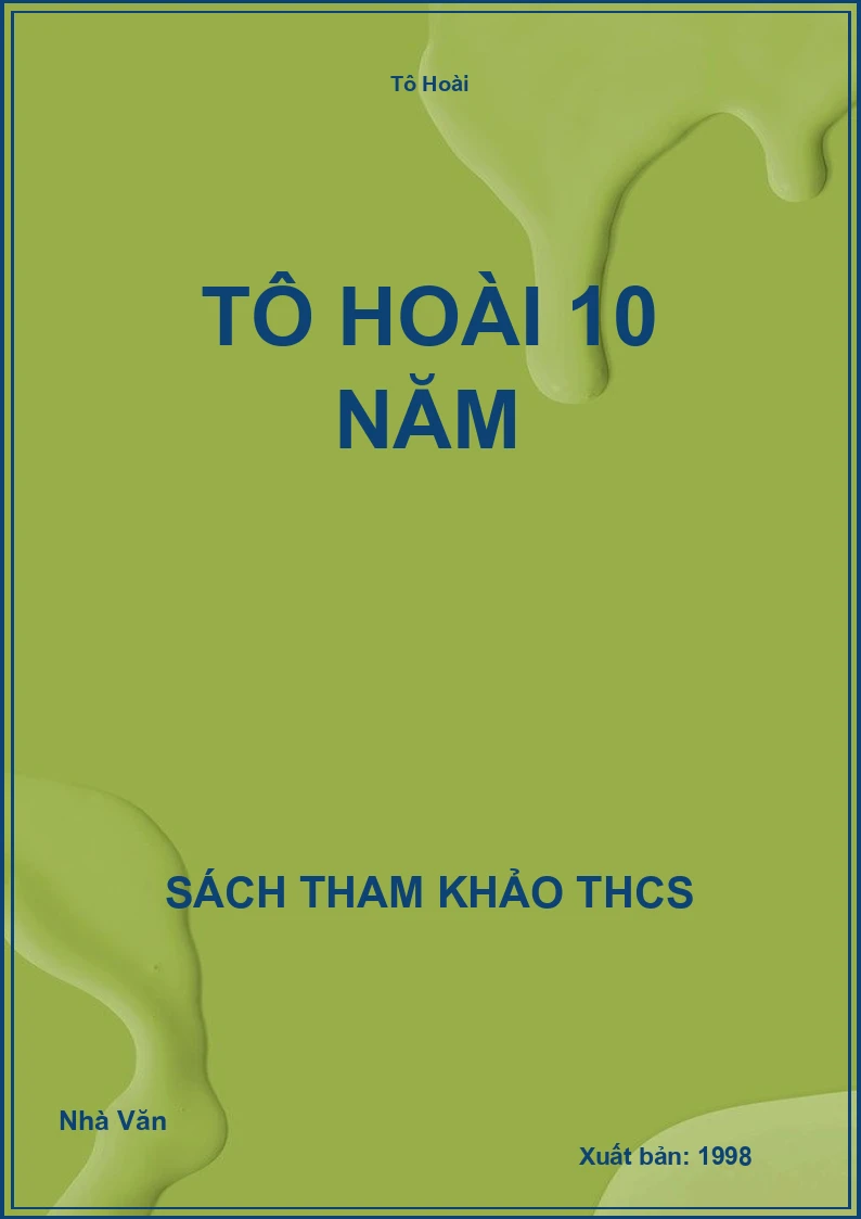 Tô Hoài 10 năm