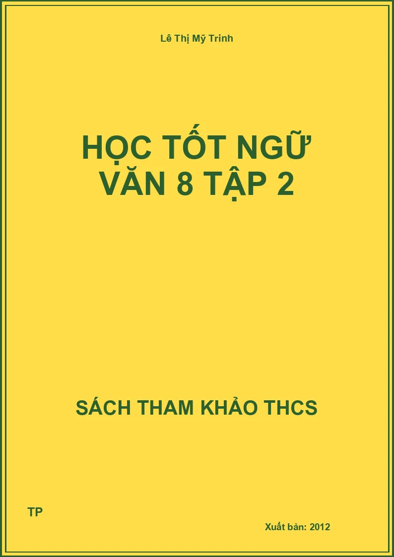 Học tốt ngữ văn 8 tập 2