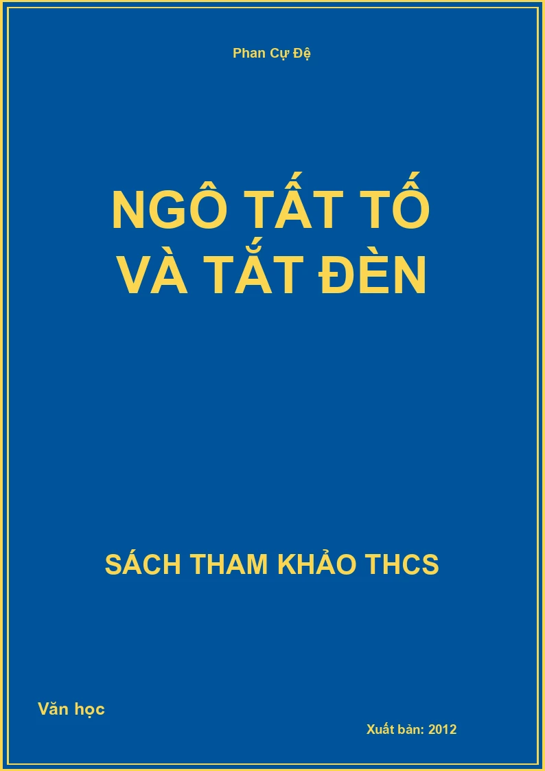 Ngô Tất Tố và Tắt đèn