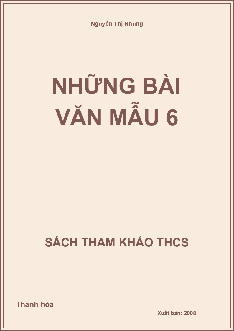 Những Bài văn mẫu 6