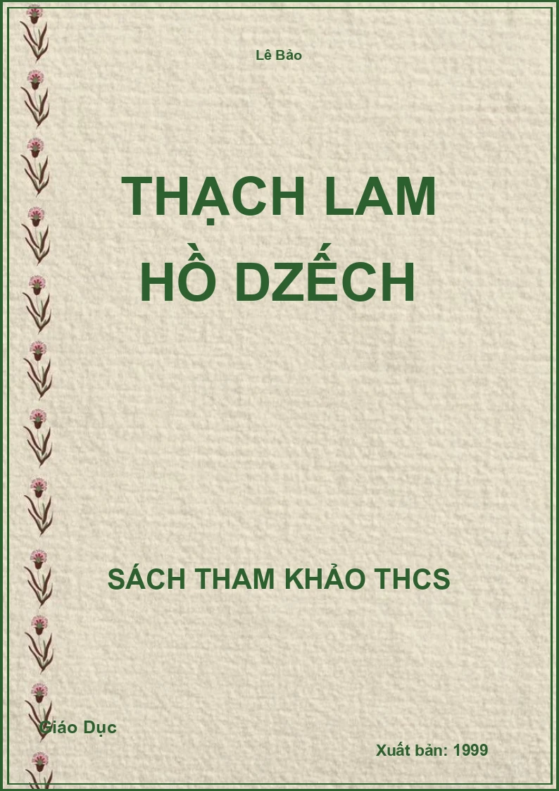 Thạch Lam Hồ Dzếch