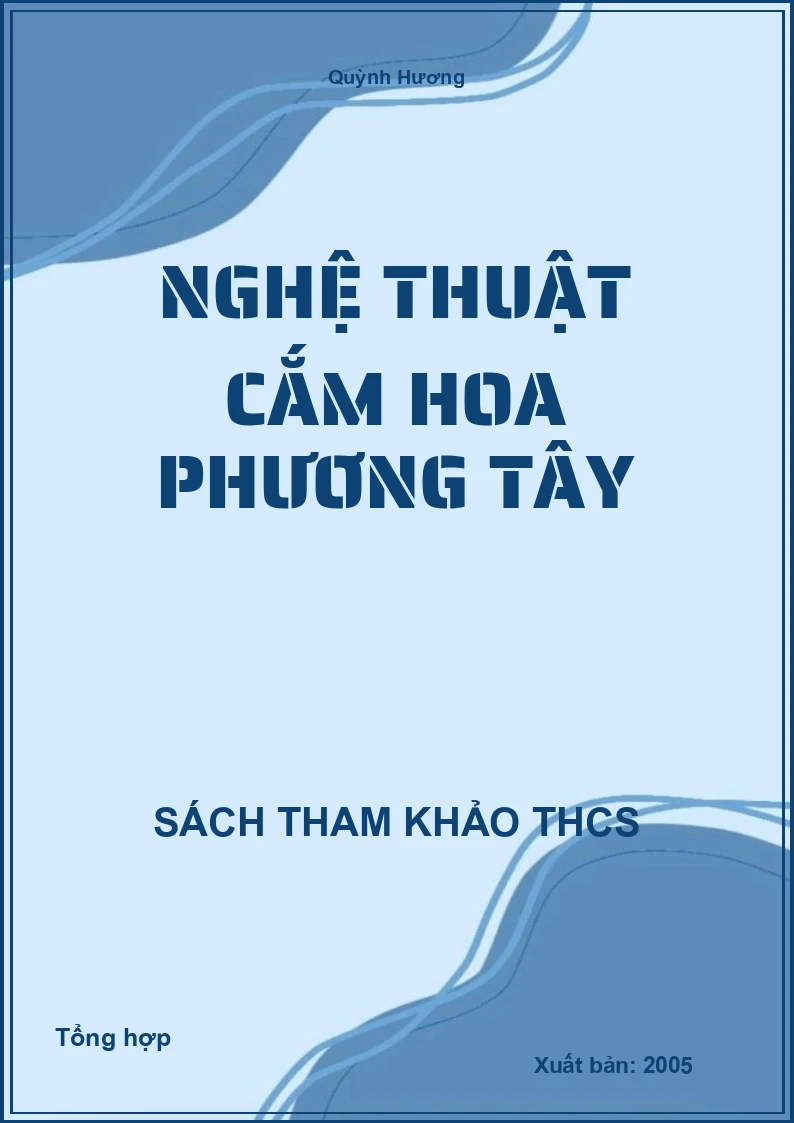 Nghệ thuật cắm hoa phương tây