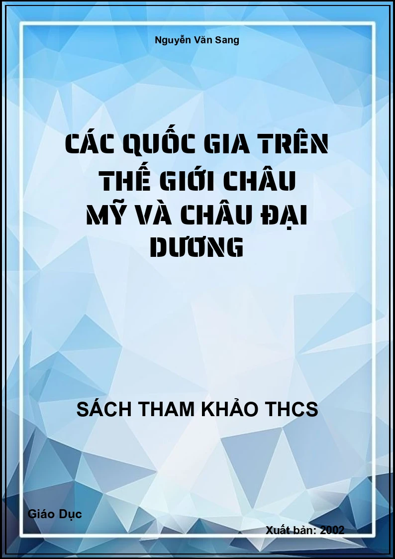 Các quốc gia trên thế giới Châu Mỹ và Châu Đại Dương