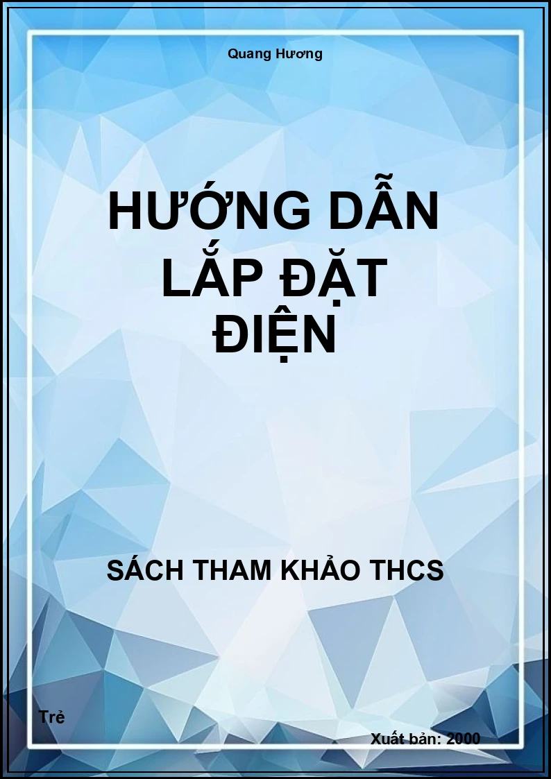 Hướng dẫn lắp đặt điện