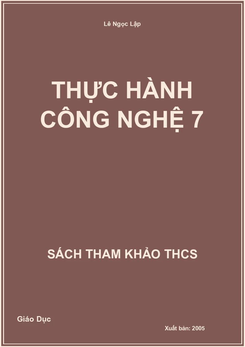 Thực hành công nghệ 7