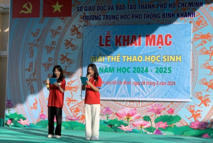 Lễ khai mạc Giải thể thao học sinh năm học 2024-2025