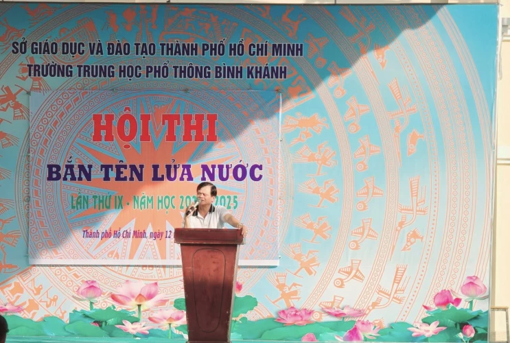 Hội thi bắn tên lửa nước cấp trường năm học 2024-2025